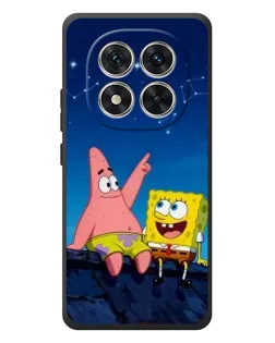 Чехол для Xiaomi Redmi Note 15 Pro с картинкой «Губка Боб и Патрик ночью»