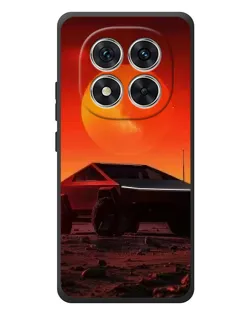 Чехол для Xiaomi Redmi Note 15 Pro с картинкой «Cybertruck на Марсе»