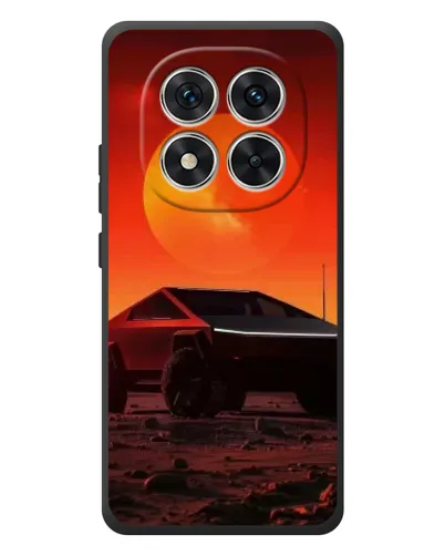 Чехол для Xiaomi Redmi Note 15 Pro с картинкой «Cybertruck на Марсе»