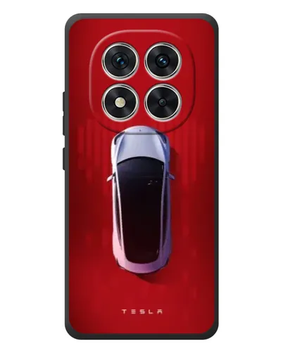Чехол для Xiaomi Redmi Note 15 Pro с картинкой «Tesla Top View»