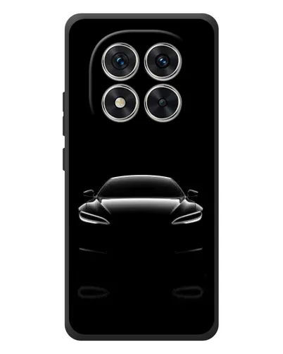 Чехол для Xiaomi Redmi Note 15 Pro с картинкой «Силуэт Tesla Night»