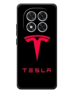Чехол для Xiaomi Redmi Note 15 Pro с картинкой «Tesla Red Logo»
