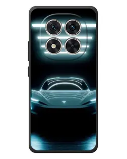 Чехол для Xiaomi Redmi Note 15 Pro с картинкой «Tesla в неоне»