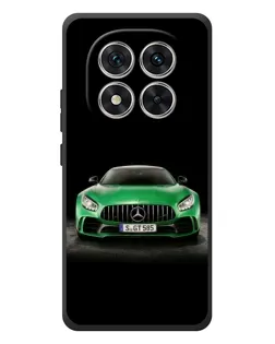 Чехол для Xiaomi Redmi Note 15 Pro с картинкой «Mercedes — неоновый лого»