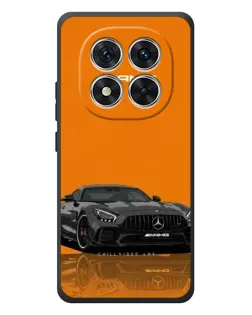 Чехол для Xiaomi Redmi Note 15 Pro с картинкой «Оранжевый Mercedes AMG»