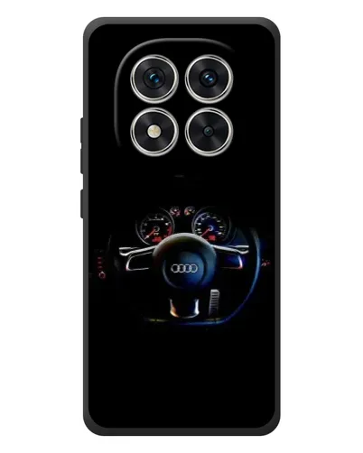 Чехол для Xiaomi Redmi Note 15 Pro с картинкой «Салон Audi — руль»