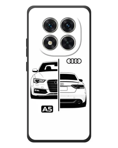 Чехол для Xiaomi Redmi Note 15 Pro с картинкой «Audi — контрастный дизайн»