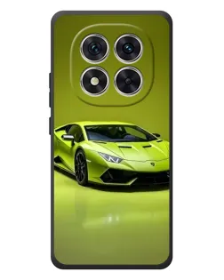 Чехол для Xiaomi Redmi Note 15 Pro с картинкой «Салатовый Lamborghini Huracan»