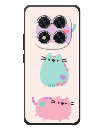 Чехол для Xiaomi Redmi Note 15 Pro с картинкой «Pusheen трио»