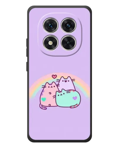 Чехол для Xiaomi Redmi Note 15 Pro с картинкой «Радужные Пушины»