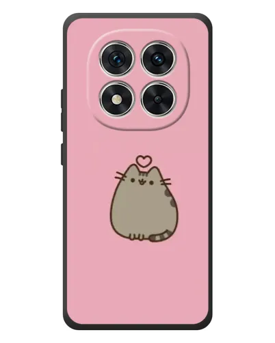Чехол для Xiaomi Redmi Note 15 Pro с картинкой «Pusheen сердце»
