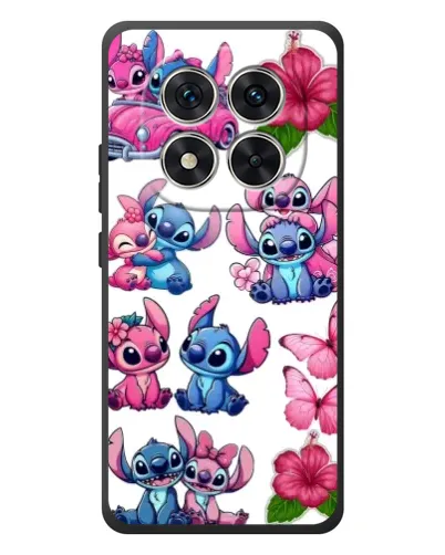 Чехол для Xiaomi Redmi Note 15 Pro с картинкой «Стикеры Stitch и Angel»