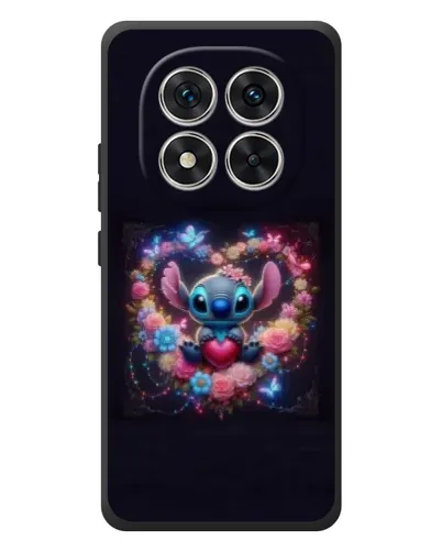 Чехол для Xiaomi Redmi Note 15 Pro с картинкой «Stitch в цветах»