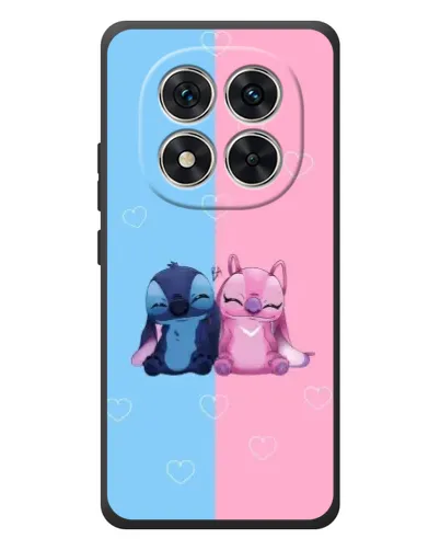 Чехол для Xiaomi Redmi Note 15 Pro с картинкой «Stitch и Angel Love»