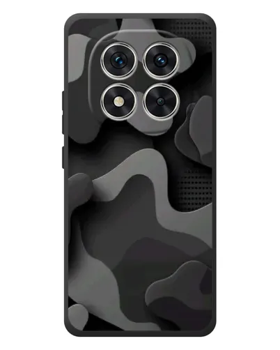 Чехол для Xiaomi Redmi Note 15 Pro с картинкой «Темный абстрактный камуфляж»