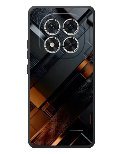 Чехол для Xiaomi Redmi Note 15 Pro с картинкой «Черные геометрические блоки»