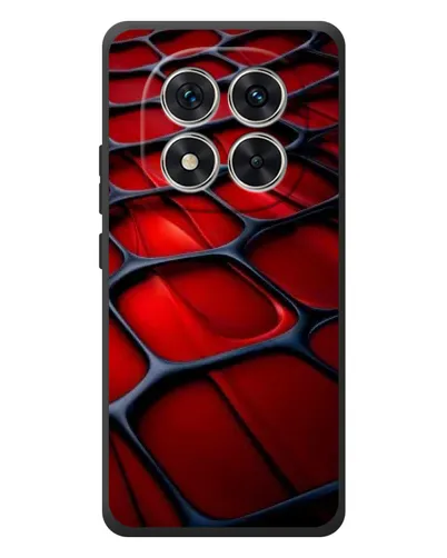 Чехол для Xiaomi Redmi Note 15 Pro с картинкой «Красная глянцевая сетка»