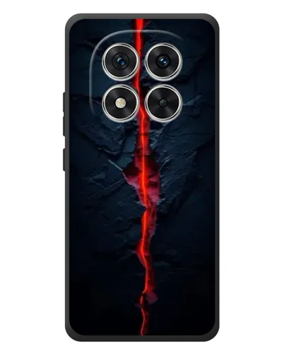 Чехол для Xiaomi Redmi Note 15 Pro с картинкой «Kрасная лавовая трещина»