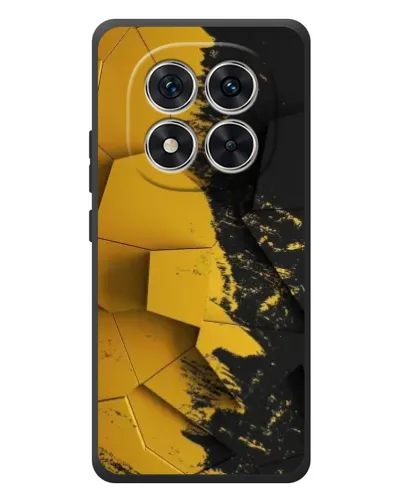 Чехол для Xiaomi Redmi Note 15 Pro с картинкой «Золотые осколки геометрии»