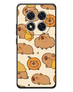 Чехол для Xiaomi Redmi Note 15 Pro с картинкой «Капибары с апельсинами»