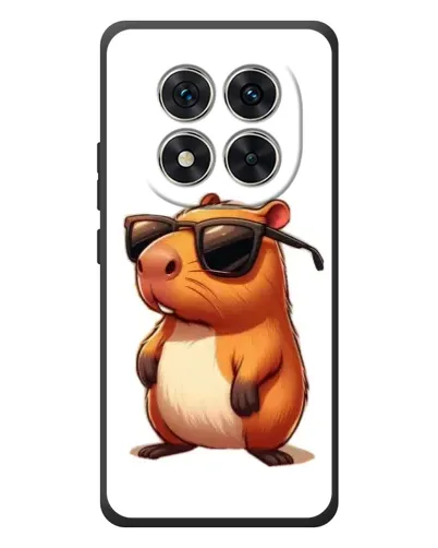 Чехол для Xiaomi Redmi Note 15 Pro с картинкой «Капибара в очках»