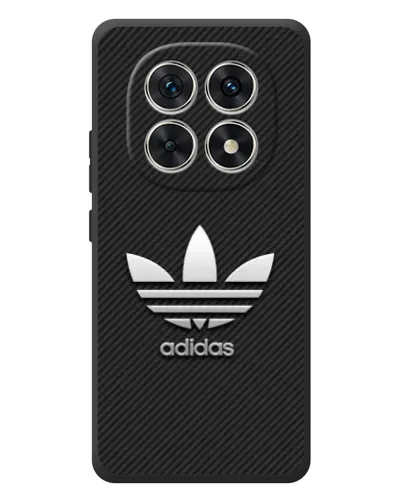 Чохол для Xiaomi Redmi Note 15 з картинкою «Adidas Карбонова текстура»