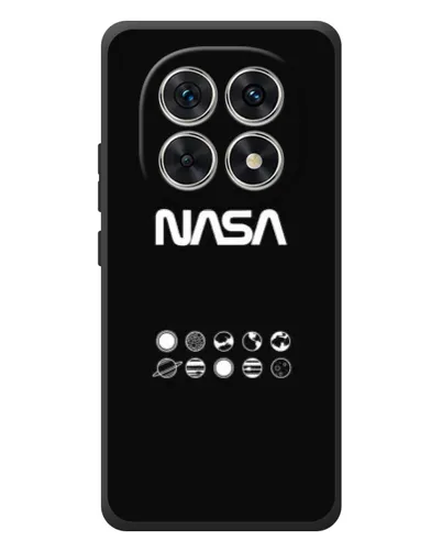 Чехол для Xiaomi Redmi Note 15 с картинкой «NASA — технический принт» Чехол для Xiaomi Redmi Note 15 с картинкой «NASA — технический принт»
