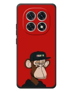 Чохол для Xiaomi Redmi Note 15 з картинкою «Bored Ape — червоний фон»