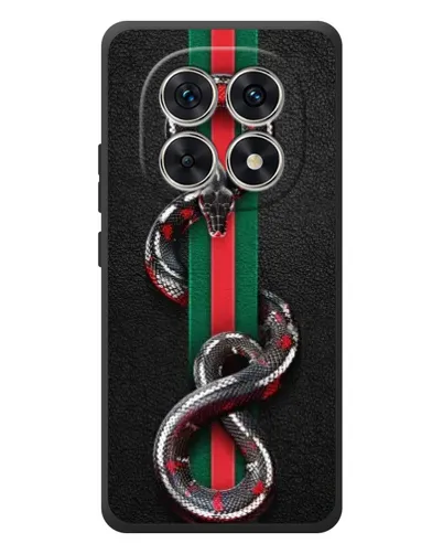 Чехол для Xiaomi Redmi Note 15 с картинкой «Gucci — змея на полосе» Чехол для Xiaomi Redmi Note 15 с картинкой «Gucci — змея на полосе»