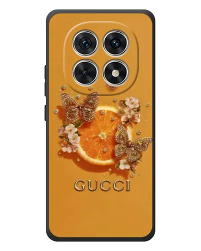 Чехол для Xiaomi Redmi Note 15 с картинкой «Gucci — золотые бабочки» Чехол для Xiaomi Redmi Note 15 с картинкой «Gucci — золотые бабочки»