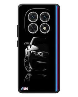 Чехол для Xiaomi Redmi Note 15 с картинкой «Силуэт BMW в темноте»