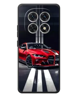 Чехол для Xiaomi Redmi Note 15 с картинкой «Красная BMW на дороге»