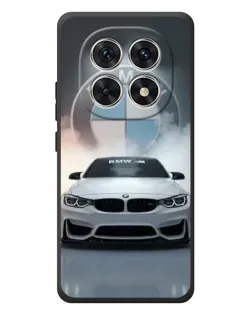 Чехол для Xiaomi Redmi Note 15 с картинкой «BMW в белом дыму»