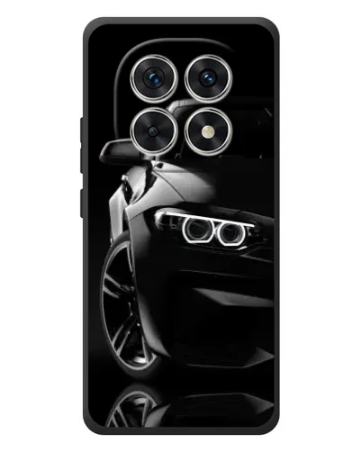 Чехол для Xiaomi Redmi Note 15 с картинкой «Черная BMW — профиль» Чехол для Xiaomi Redmi Note 15 с картинкой «Черная BMW — профиль»
