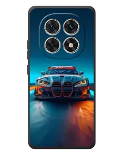Чехол для Xiaomi Redmi Note 15 с картинкой «BMW — огни неона»