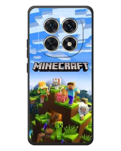 Чохол для Xiaomi Redmi Note 15 з картинкою «Minecraft класичний світ» Чохол для Xiaomi Redmi Note 15 з картинкою «Minecraft класичний світ»