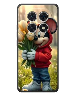 Чохол для Xiaomi Redmi Note 15 з картинкою «Міккі з тюльпанами»