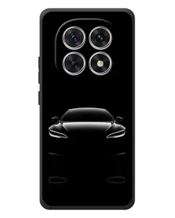 Чехол для Xiaomi Redmi Note 15 с картинкой «Силуэт Tesla Night»