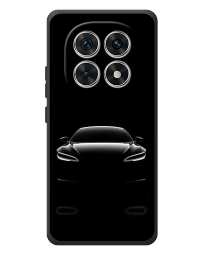 Чехол для Xiaomi Redmi Note 15 с картинкой «Силуэт Tesla Night»