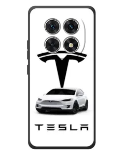 Чехол для Xiaomi Redmi Note 15 с картинкой «Tesla White Style»