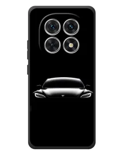 Чехол для Xiaomi Redmi Note 15 с картинкой «Фары Tesla Night»