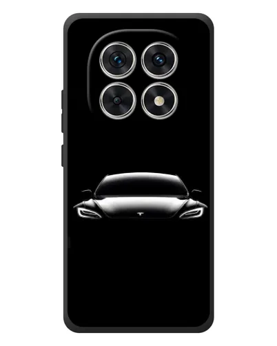 Чехол для Xiaomi Redmi Note 15 с картинкой «Фары Tesla Night»