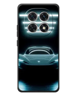 Чехол для Xiaomi Redmi Note 15 с картинкой «Tesla в неоне»