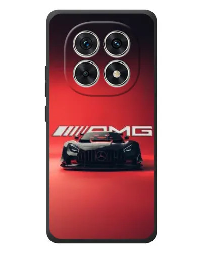 Чехол для Xiaomi Redmi Note 15 с картинкой «Mercedes AMG — красная линия»