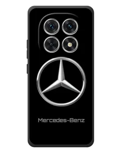 Чехол для Xiaomi Redmi Note 15 с картинкой «Mercedes Silver Logo»