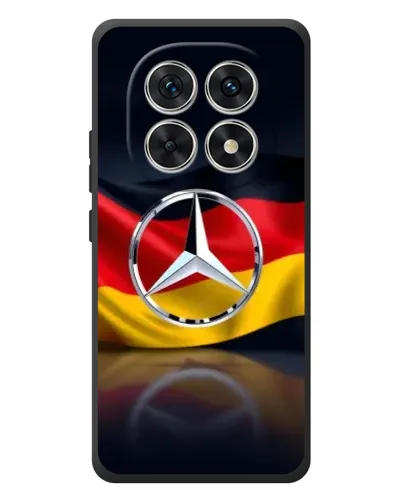 Чехол для Xiaomi Redmi Note 15 с картинкой «Mercedes — флаг Германии»