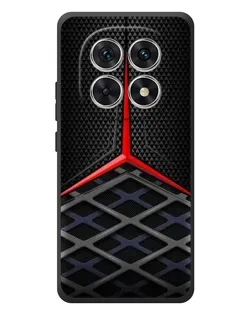 Чехол для Xiaomi Redmi Note 15 с картинкой «Mercedes Carbon Grid»
