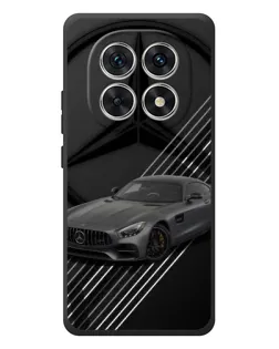 Чехол для Xiaomi Redmi Note 15 с картинкой «Mercedes AMG — графика»