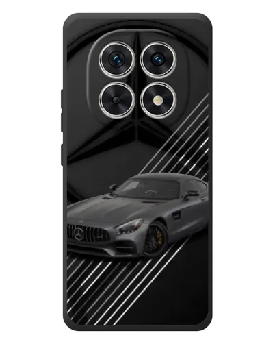 Чехол для Xiaomi Redmi Note 15 с картинкой «Mercedes AMG — графика»