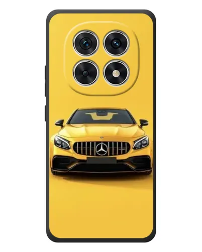 Чехол для Xiaomi Redmi Note 15 с картинкой «Желтый Mercedes GT»